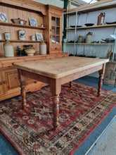 Load image into Gallery viewer, Farmhouse Scrub Top Pine Dining Table
