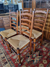 Load image into Gallery viewer, Ladder Back Dining Chairs In Elm
