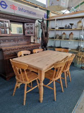 Load image into Gallery viewer, Farmhouse Scrub Top Kitchen Table - Charlotte Rose Interiors
