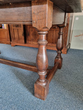 Load image into Gallery viewer, Oak Refectory Table In The 18th Century Style - Charlotte Rose Interiors
