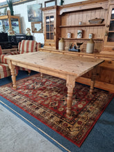 Load image into Gallery viewer, Farmhouse Scrub Top Pine Dining Table
