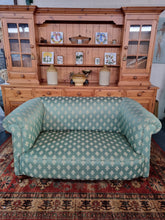 Load image into Gallery viewer, Antique Edwardian Sofa In A Beautiful Fabric
