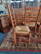Load image into Gallery viewer, Ladder Back Dining Chairs In Elm
