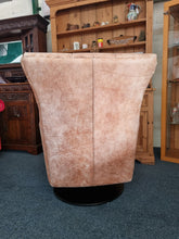 Load image into Gallery viewer, Leather Swivel Chair And Footstool
