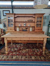 Load image into Gallery viewer, Farmhouse Scrub Top Pine Dining Table
