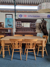 Load image into Gallery viewer, Vintage Pine Farmhouse Scrub Top Dining/Kitchen Table
