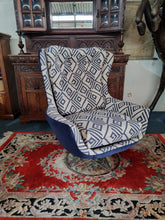 Load image into Gallery viewer, Mid Century Swivel Ascent Armchair, On Chromium Plated Tubular Base
