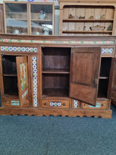 Load image into Gallery viewer, Sideboard Featuring Ceramic Tiles And Pannelled Doors
