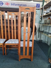 Load image into Gallery viewer, Set Of Four Chairs In The Style Of Charles Rennie Mackintosh - Charlotte Rose Interiors
