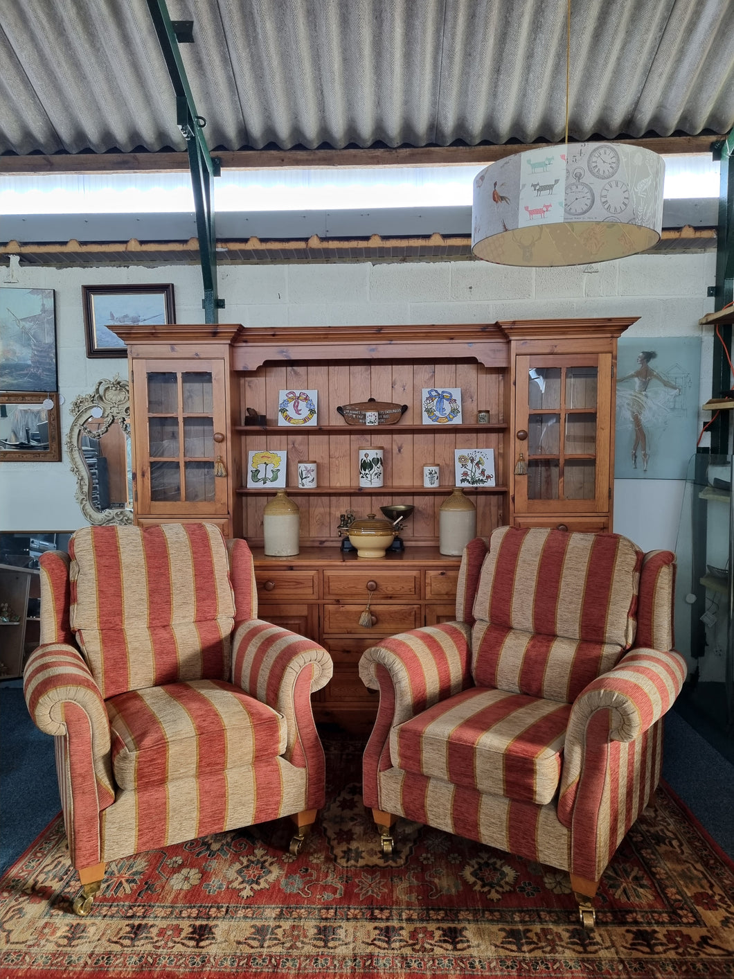 Parker Knoll Pair of Upholstered Armchairs