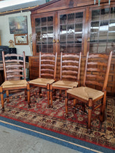 Load image into Gallery viewer, Ladder Back Dining Chairs In Elm

