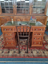Load image into Gallery viewer, Victorian Mahogany Twin Pedestal Desk Hobbs &amp; Co London
