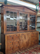 Load image into Gallery viewer, Antique 19th Century Victorian  Mahogany Bookcase
