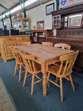 Load image into Gallery viewer, Farmhouse Scrub Top Dining/Kitchen Table - Charlotte Rose Interiors
