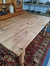 Load image into Gallery viewer, Farmhouse Scrub Top Pine Dining Table
