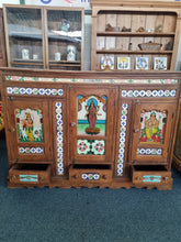 Load image into Gallery viewer, Sideboard Featuring Ceramic Tiles And Pannelled Doors
