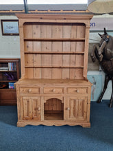 Load image into Gallery viewer, Vintage Pine Dresser With Drawers &amp; Cupboards
