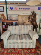 Load image into Gallery viewer, Duresta Two Seater Sofa In A Beautiful Stripe Fabric
