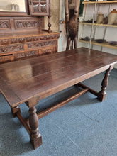 Load image into Gallery viewer, Oak Refectory Table In The 18th Century Style - Charlotte Rose Interiors
