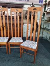 Load image into Gallery viewer, Set Of Four Chairs In The Style Of Charles Rennie Mackintosh - Charlotte Rose Interiors
