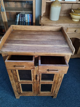Load image into Gallery viewer, Reclaimed Cupboard With Drawers and Glazed Doors
