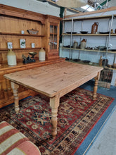 Load image into Gallery viewer, Farmhouse Scrub Top Pine Dining Table
