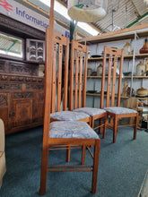 Load image into Gallery viewer, Set Of Four Chairs In The Style Of Charles Rennie Mackintosh - Charlotte Rose Interiors
