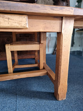 Load image into Gallery viewer, French Oak Farmhouse  Extending Dining Table  And Chairs With Matching Cupboard - Charlotte Rose Interiors

