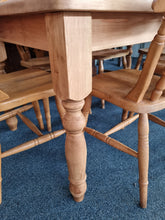Load image into Gallery viewer, Scrub Top Farmhouse Dining/Kitchen Table - Charlotte Rose Interiors
