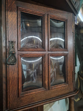 Load image into Gallery viewer, Antique Edwardian Carved Oak Court Cupboard
