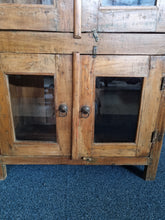 Load image into Gallery viewer, Reclaimed Hardwood  Cupboard With Glazed Doors
