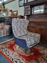 Load image into Gallery viewer, Mid Century Swivel Ascent Armchair, On Chromium Plated Tubular Base
