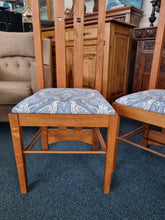 Load image into Gallery viewer, Set Of Four Chairs In The Style Of Charles Rennie Mackintosh - Charlotte Rose Interiors
