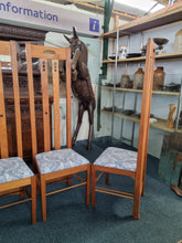 Load image into Gallery viewer, Set Of Four Chairs In The Style Of Charles Rennie Mackintosh - Charlotte Rose Interiors
