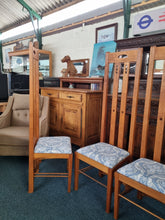 Load image into Gallery viewer, Set Of Four Chairs In The Style Of Charles Rennie Mackintosh - Charlotte Rose Interiors
