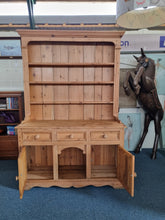 Load image into Gallery viewer, Vintage Pine Dresser With Drawers &amp; Cupboards
