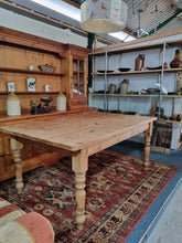 Load image into Gallery viewer, Farmhouse Scrub Top Pine Dining Table
