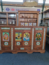 Load image into Gallery viewer, Reclaimed Wooden Sideboard Featuring Ceramic Tiles
