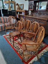 Load image into Gallery viewer, Set Of Six Beech And Elm Windsor Chairs 4+2 - Charlotte Rose Interiors
