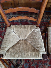 Load image into Gallery viewer, Ladder Back Dining Chairs In Elm

