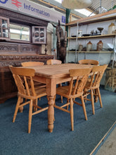 Load image into Gallery viewer, Farmhouse Scrub Top Dining/Kitchen Table - Charlotte Rose Interiors

