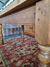 Load image into Gallery viewer, Farmhouse Scrub Top Pine Dining Table

