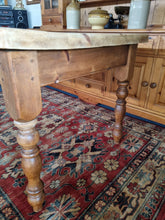 Load image into Gallery viewer, Farmhouse Scrub Top Pine Dining Table
