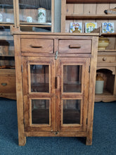 Load image into Gallery viewer, Reclaimed Cupboard With Drawers and Glazed Doors
