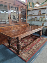 Load image into Gallery viewer, Oak Refectory Dining Table Farmhouse Kitchen Country House Table
