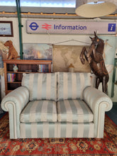 Load image into Gallery viewer, Duresta Two Seater Sofa In A Beautiful Stripe Fabric
