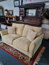 Load image into Gallery viewer, Upholstered Two Seater Green Sofa
