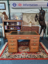 Load image into Gallery viewer, Victorian Mahogany Twin Pedestal Desk
