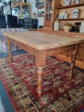 Load image into Gallery viewer, Farmhouse Scrub Top Pine Dining Table
