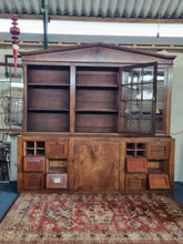 Load image into Gallery viewer, Antique 19th Century Victorian  Mahogany Bookcase
